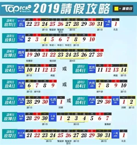 2019 香港假期|2019年香港公眾假期 